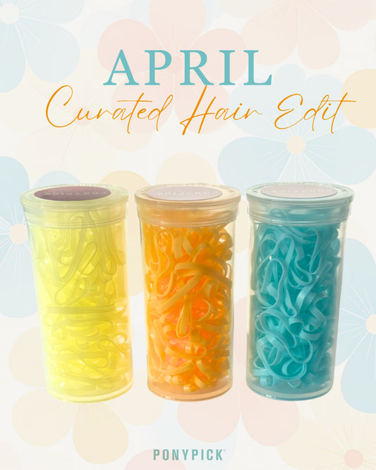 Curated Hair Edit: Hair elastics bundle for all hair types