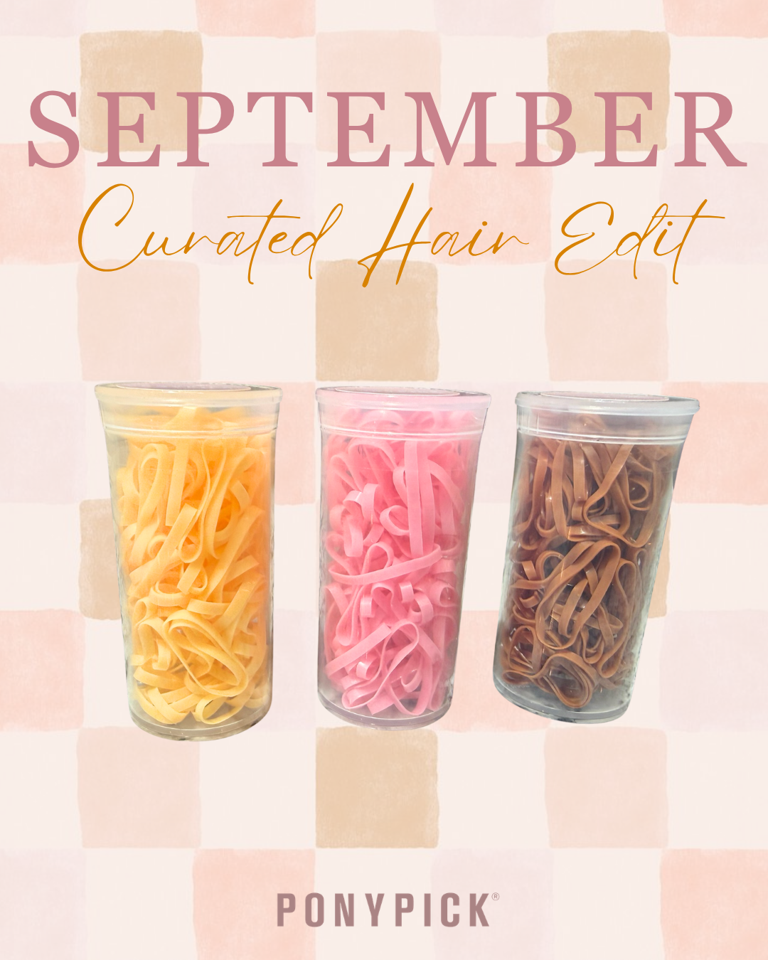 The Curated Hair Edit | Monthly Hair Elastic Subscription