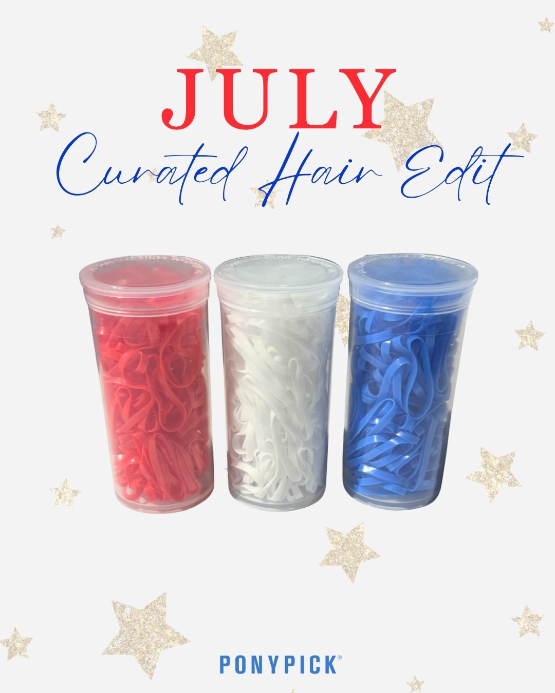 Curated Hair Edit: Hair elastics bundle for all hair types