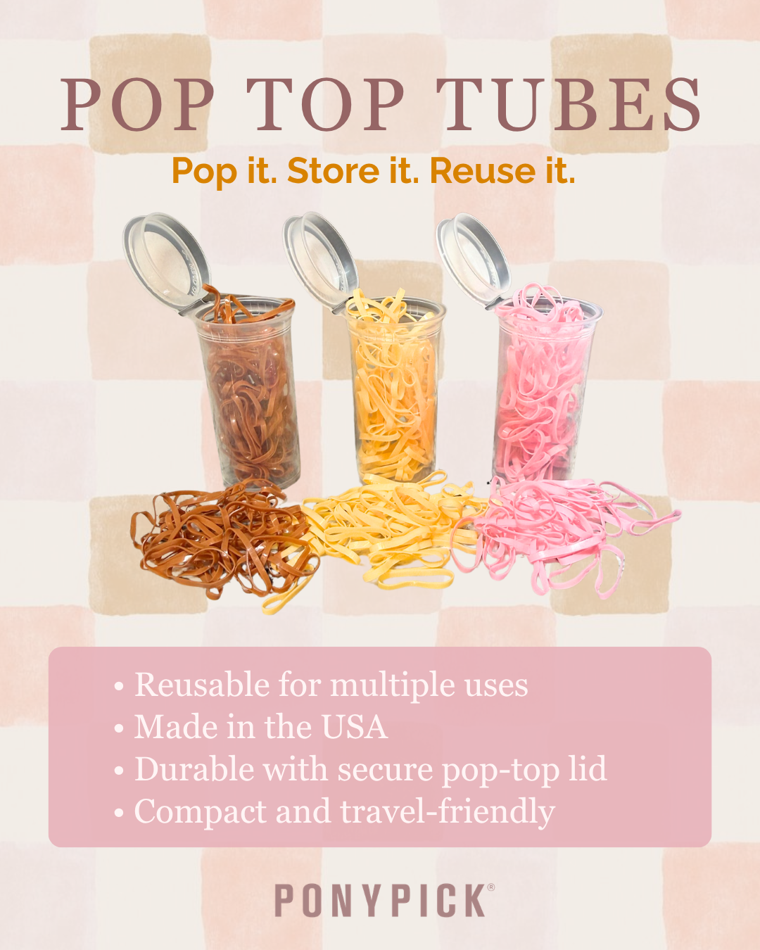 The Curated Hair Edit | Monthly Hair Elastic Subscription