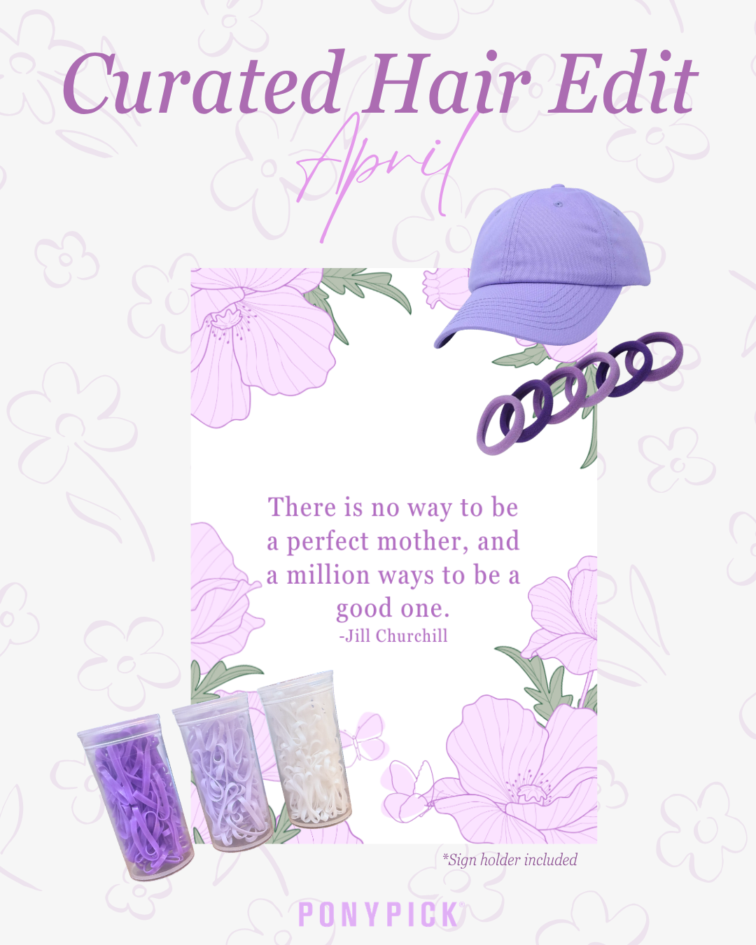 Curated Hair Edit: Hair elastics bundle for all hair types