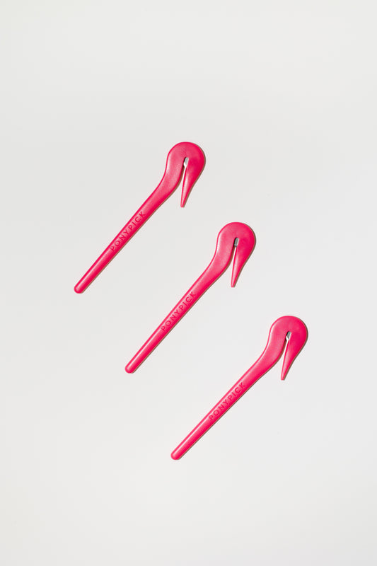 The Pony Pick + Clear Elastics