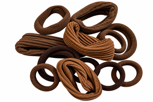 Cushioned Hair Ties | Brunette Neutrals