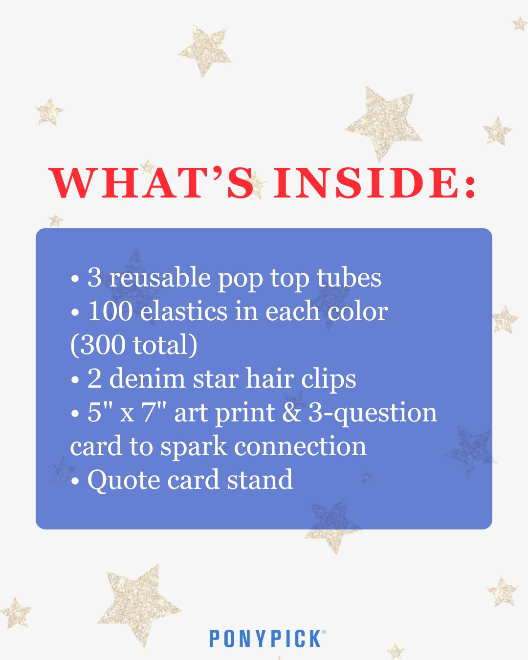 Curated Hair Edit: Hair elastics bundle for all hair types