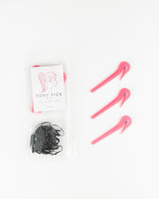 Load image into Gallery viewer, The Pony Pick + Black Elastics
